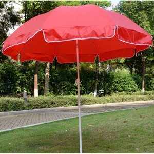 Легкая эластичная ткань из полиэстера на открытом воздухе для коммерческой деятельности пляжный зонт