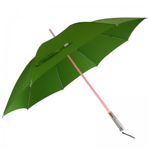 Экологический материал Компактная ручка, светодиодный вал, прямой зонт