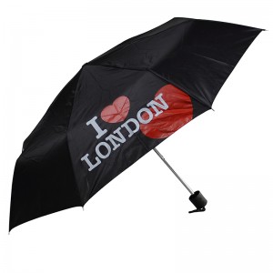 2019 Custom зонтик Детский черно-белый цвет ручной работы 3 складной зонт