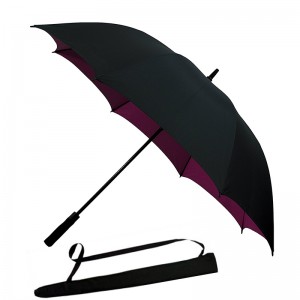 Промо ветрозащитный двойной слой Авто открытый зонт для гольфа с логотипом на заказ рукав